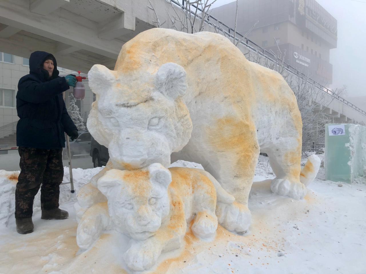 Якутский снежный городок