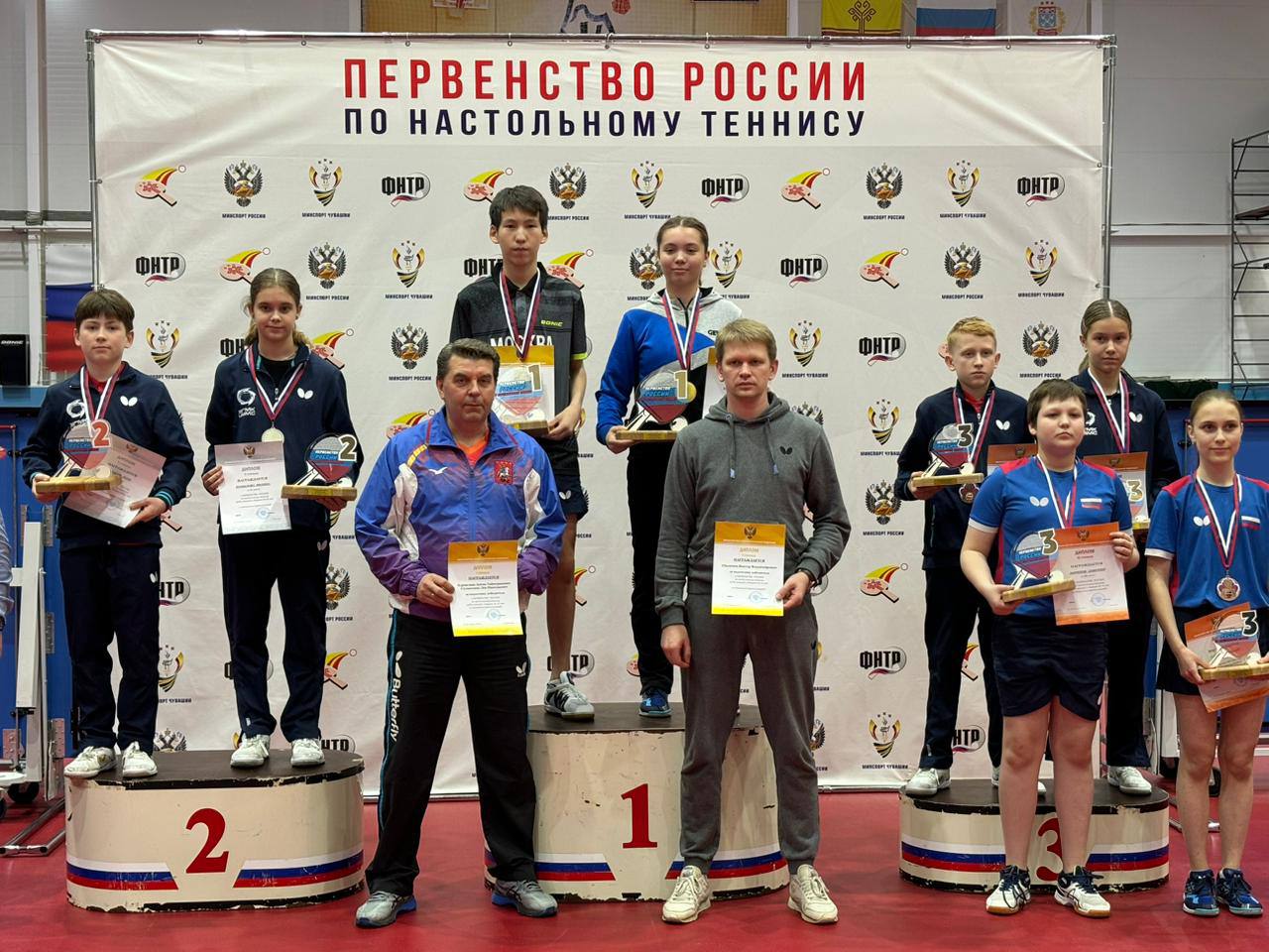 Теннисист из Якутии Изот Кривошапкин завоевал три медали первенства России